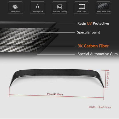 Visor Trim (for SD 2015-2019, Carbon) for Mercedes C-сlass W205 2014-2021 - image 5