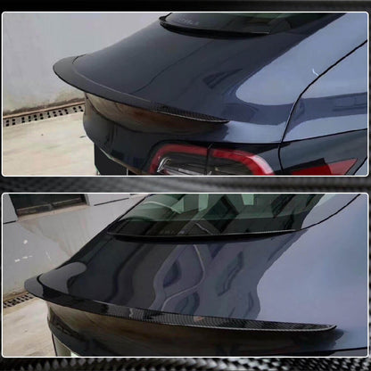 Rear Spoiler V7 (2017-2023, Carbon) for Tesla Model 3 2017- - image 5