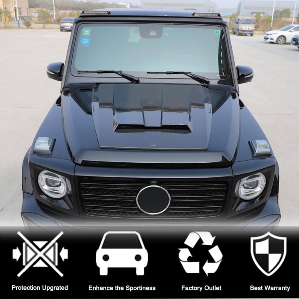 AMG-Design Rear Spoiler (for 2004-2018, Carbon) for Mercedes G сlass W463 1990-2018 - image 5