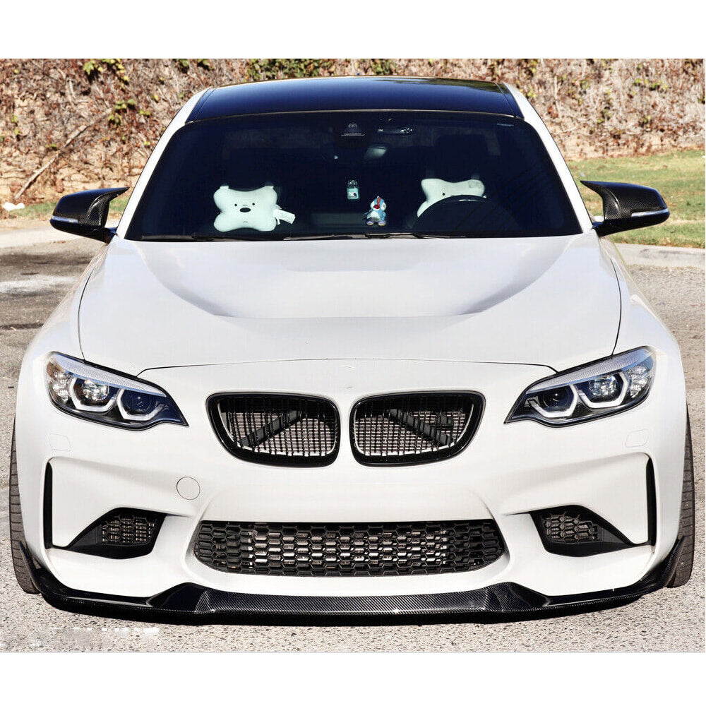 Front Bumper Lip Carbon Fiber V7 (for F87) for BMW 2 Series F22/23 2014-2021 - image 5