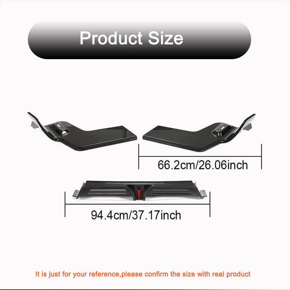Rear Bumper Diffuser V2 (2021+, Carbon) for Porsche Macan 2014-2024 - image 5