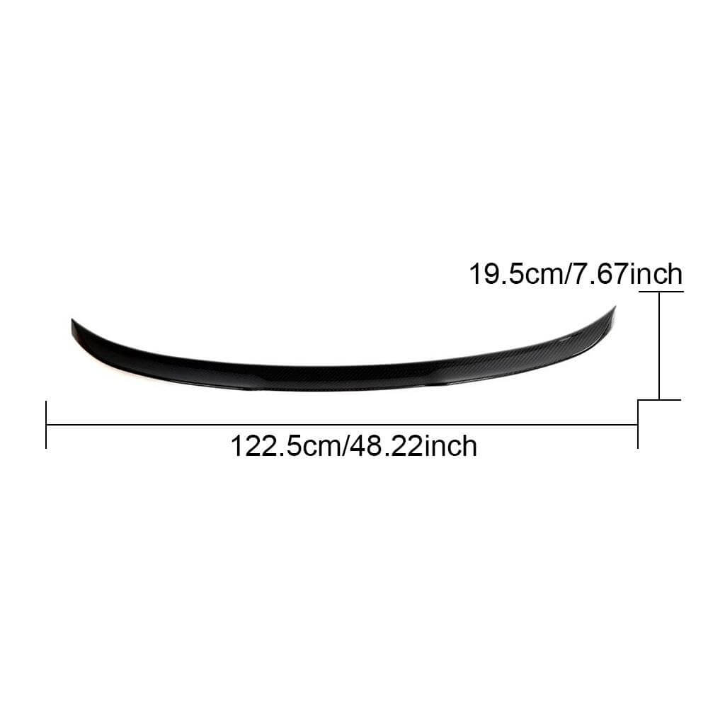 Rear Trunk Spoiler Dry Carbon Fiber V6 (SD) for BMW 3 series G20/21 2018- - image 5