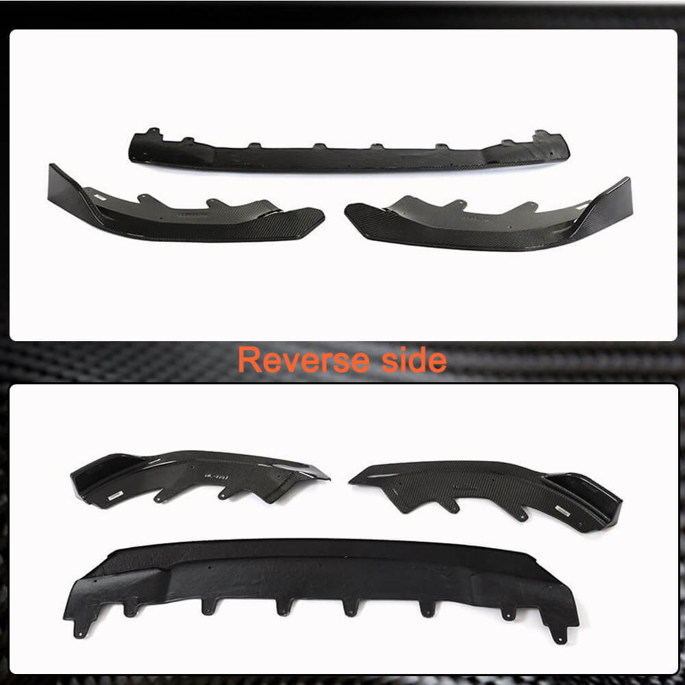 Front Bumper Lip Carbon Fiber for BMW 2 Series G42 2021- - image 5