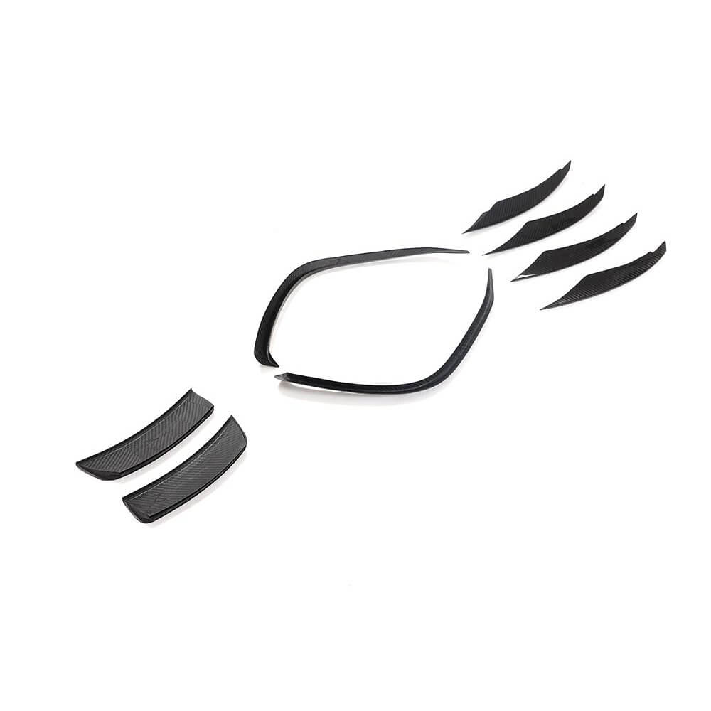 Carbon Front Bumper Covers (for AMG-Line SD 2018-2021) for Mercedes A-сlass W177 2018- - image 5