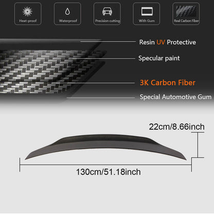 Spoiler V5 (Carbon) for Mercedes S-сlass W222 2013-2022 - image 5
