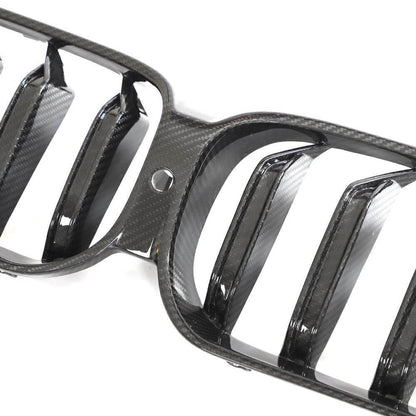 M-Look V1 Kidney Grilles (2020-2023, Carbon) for BMW 6 Series G32 2017- - image 5