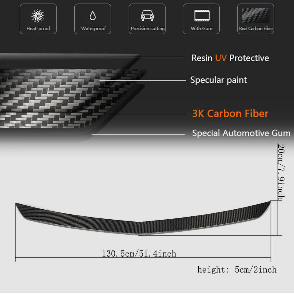 Spoiler V1 (Carbon) for Mercedes E-class W212 2009-2016 - image 5