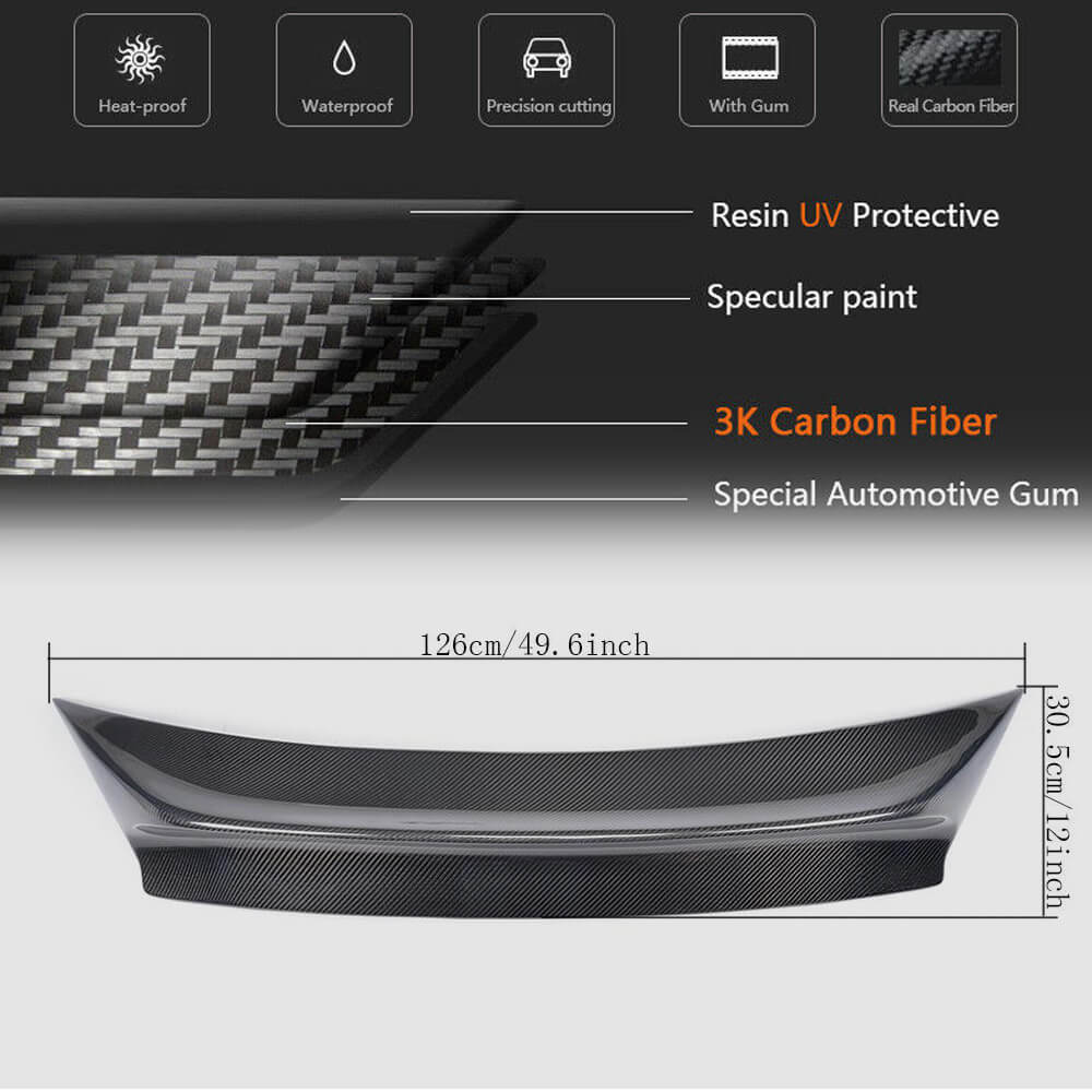 Spoiler (2009-2013, Carbon) for Porsche Panamera 2009-2016 - image 5