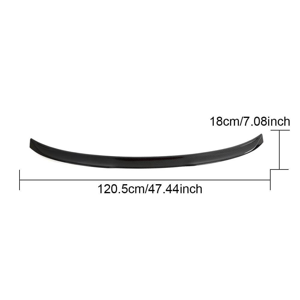 Rear Trunk Spoiler Dry Carbon Fiber V4 (Coupe) for BMW 4 series G22/23/26 2020- - image 5