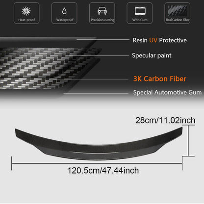 Spoiler V3 (for 2018-2020, Carbon) for Mercedes CLS C257 2018- - image 5