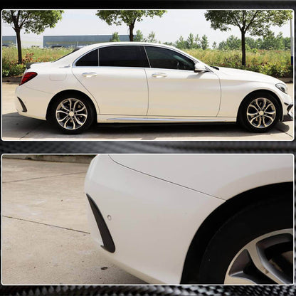Covers on the rear bumper (for SD C43/C63 AMG 2015-2019, Carbon) for Mercedes C-class W205 2014-2021 - image 5