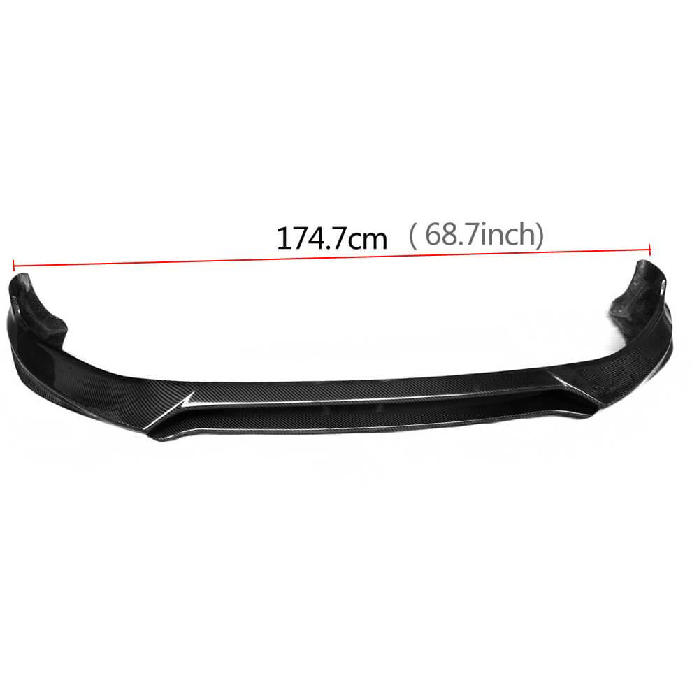 Front Bumper Lip V1 (for GTI HB 2012-2017, Carbon) for Volkswagen Golf 7/E-Golf 2012-2020 - image 5