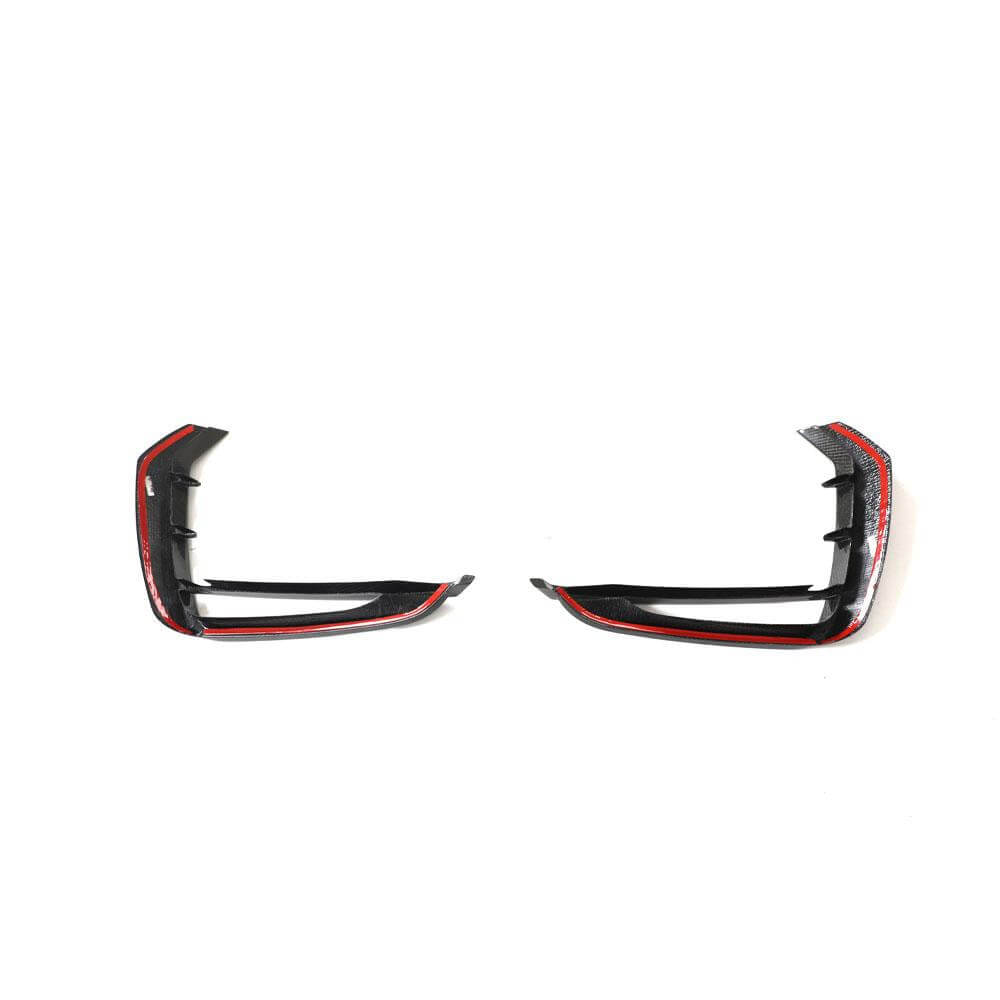 Fog Light Covers Carbon Fiber for Audi Q8 2018- - image 5