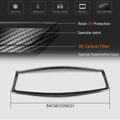 Radiator grille outline (for Q50 Base/Sport 2014-2017, Carbon) for Infiniti Q50/Q60 2013-2024 - image 5