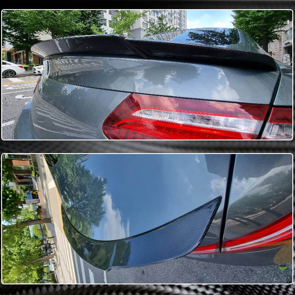 Spoiler V6 (Carbon) for Mercedes E-class coupe C238 2016-2024 - image 5