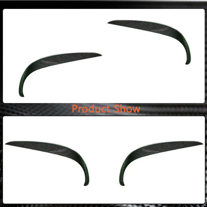Front Bumper Extensions V2 for S63 AMG 2014-2017 Carbon for Mercedes S-сlass W222 2013-2022 - image 5