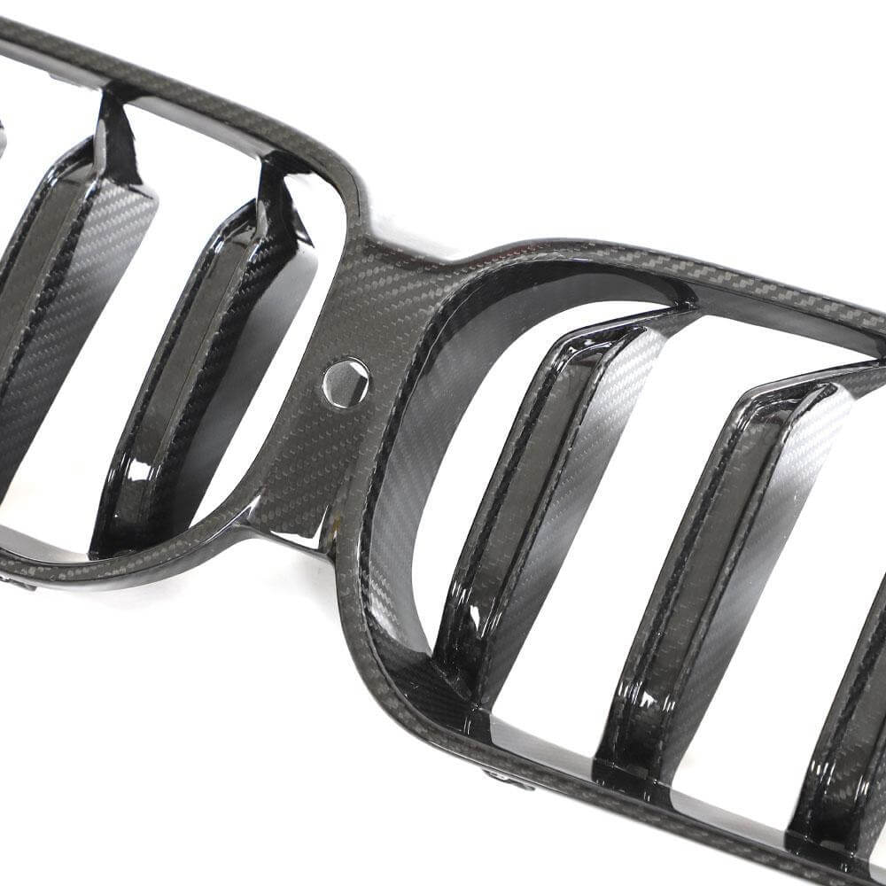 M-Look V1 Kidney Grilles (2020-2023, Carbon) for BMW 6 Series G32 2017- - image 5
