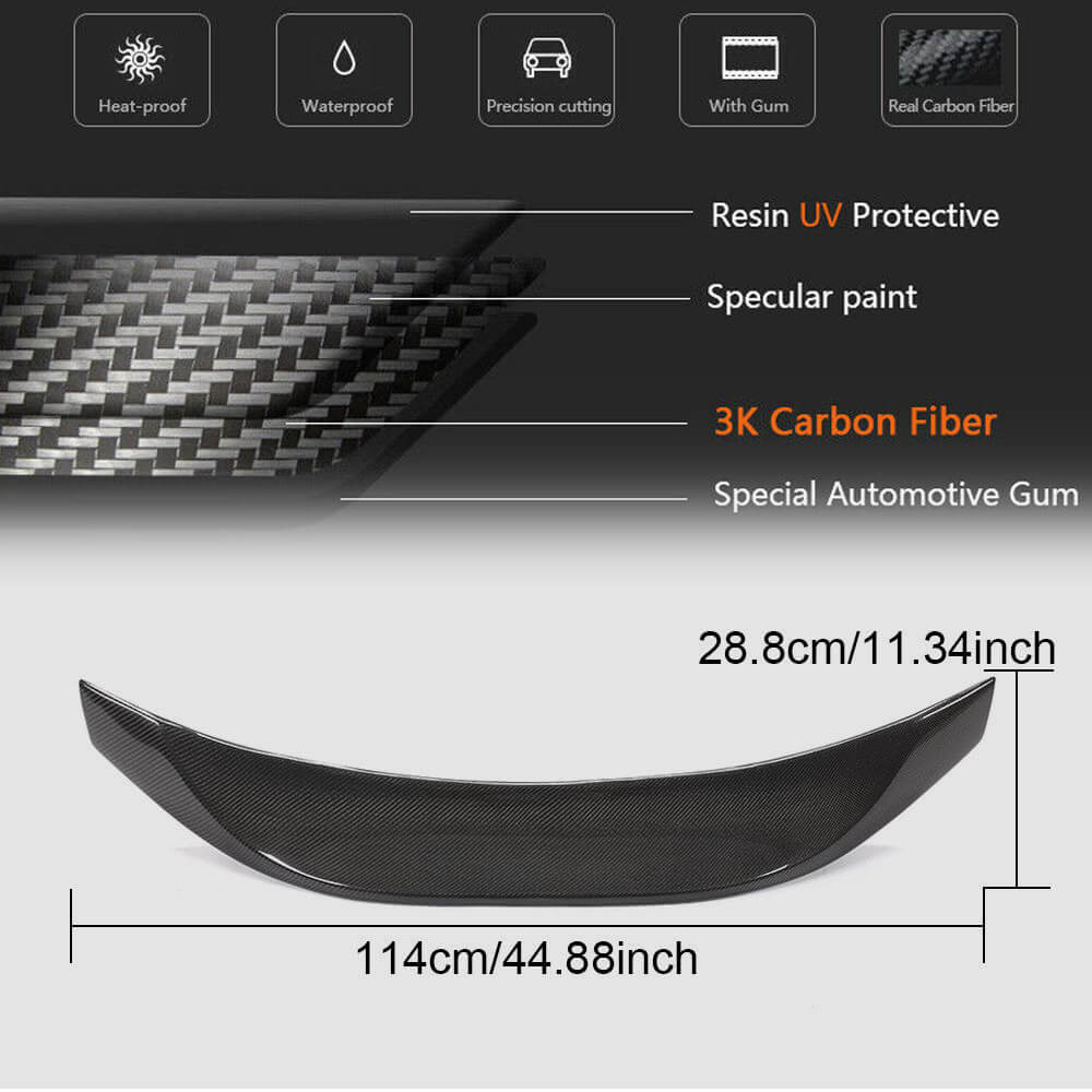Spoiler V6 (Carbon) for Subaru BRZ 2012-2021 - image 5
