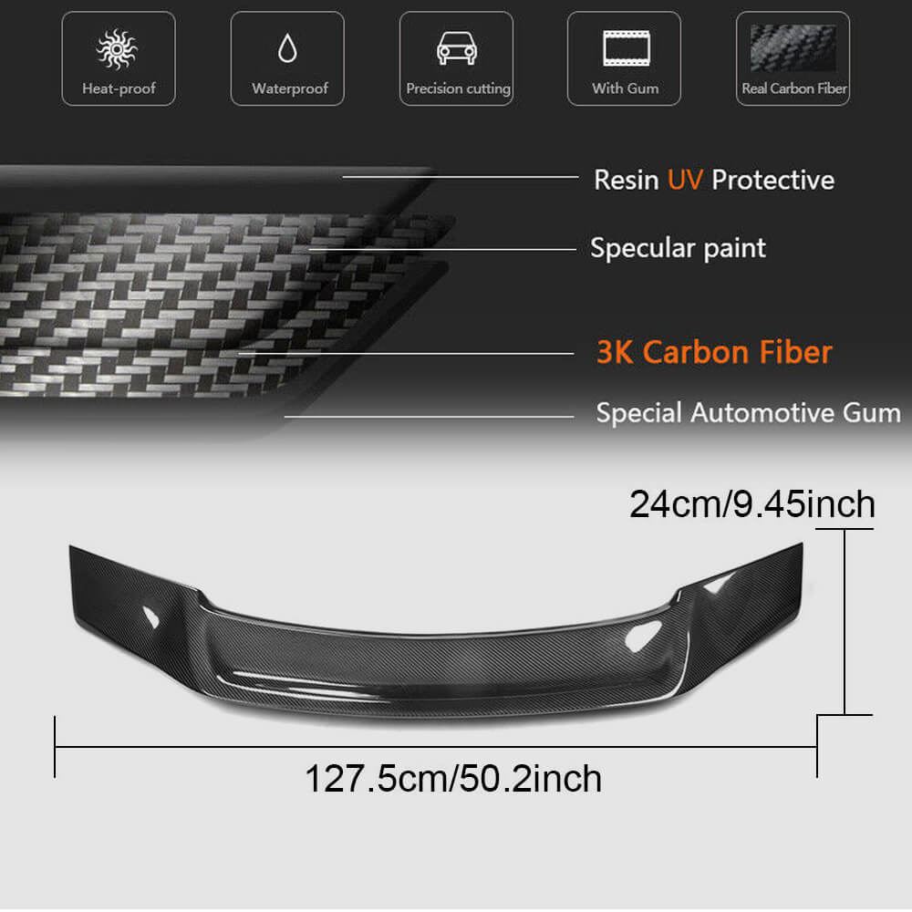Spoiler V7 (Carbon) for Mercedes E-class W213 2016-2023 - image 5