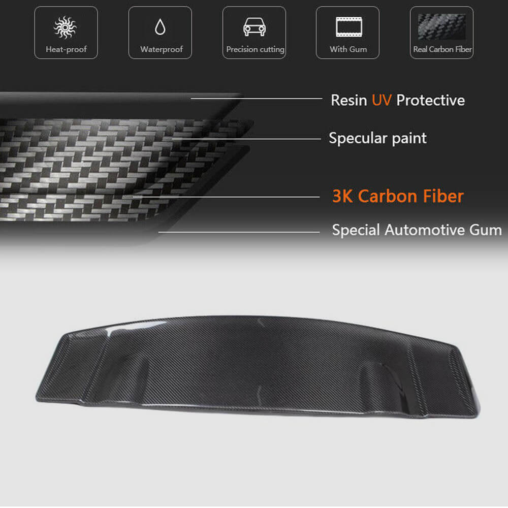 Spoiler V2 (for Base, Carbon) for Volkswagen Scirocco 2008-2017 - image 5