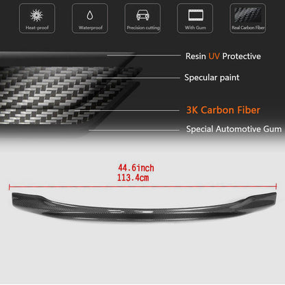 Front Bumper Lip Carbon Fiber V4 (for M5) for BMW 5 series F-10/11/07 2010-2016 - image 5