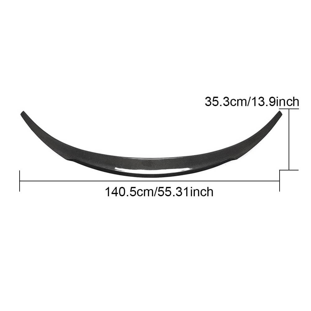 Rear Trunk Spoiler Carbon Fiber V2 (2016-2022) for Tesla Model 3 - image 5