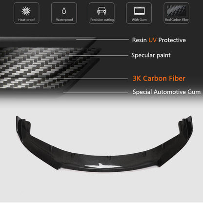 Front Bumper Lip V2 (for Turbo/Turbo S/GTS) for Porsche Panamera 2009-2016 - image 5