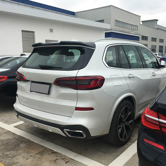 Rear window spoiler V2 (Gloss Black) for BMW X5 G05 2019- - image 1