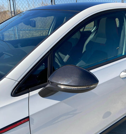 Mirror covers (Carbon) for Volkswagen Golf 8 - image 5