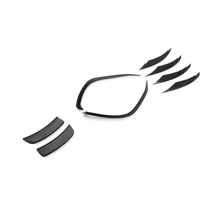 Covers on the front bumper (for AMG-Line SD 2018-2021, Carbon) for Mercedes A-class W177 2018↗ - image 5
