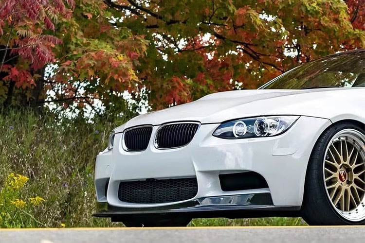 Front Bumper Lip AK-Style for M3, Carbon for BMW 3 Series E92/E93 2006–2013 - image 5