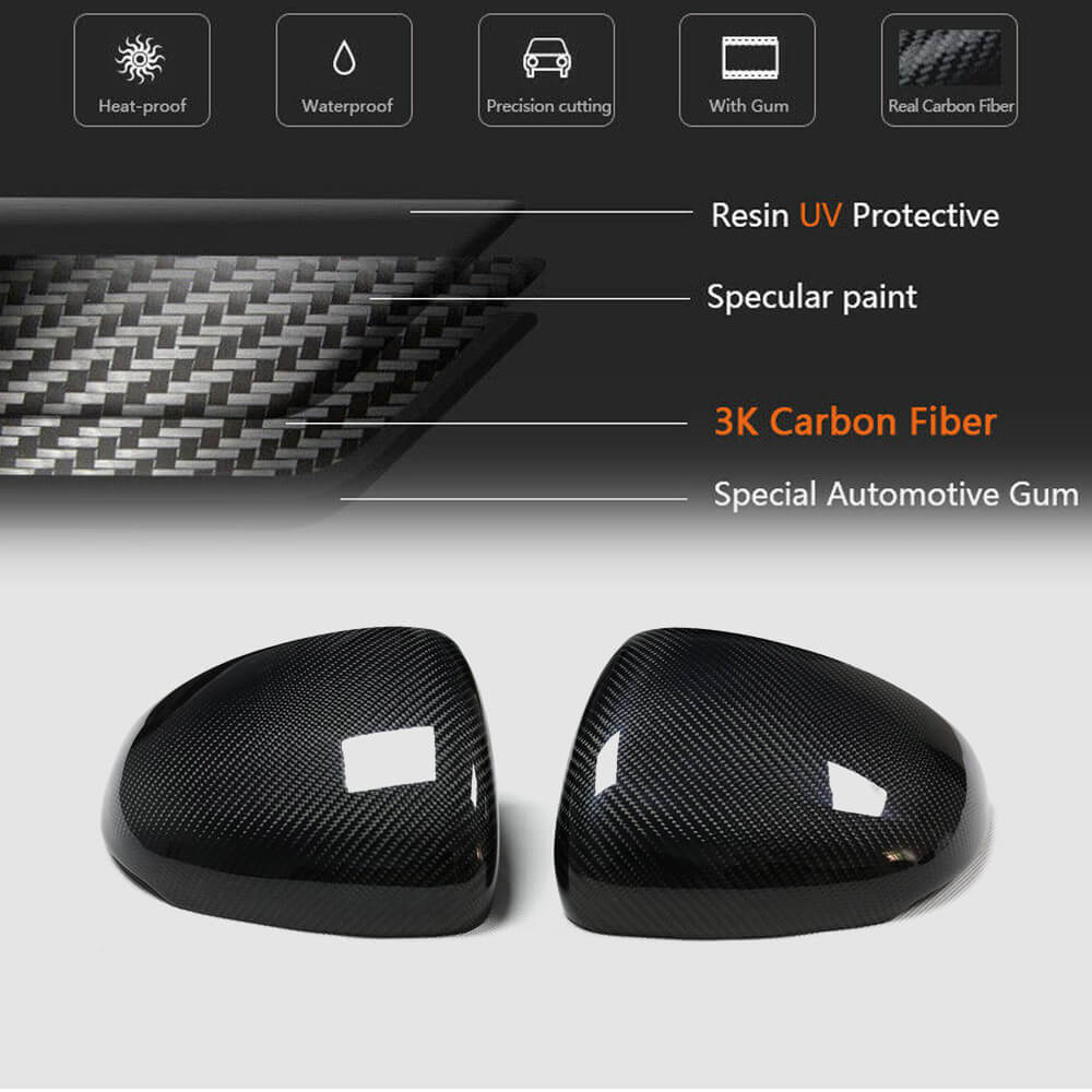 Mirror covers (2018-2021, Carbon) for Mercedes A-class W177 2018↗ - image 5