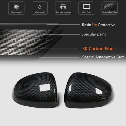 Mirror covers (2018-2021, Carbon) for Mercedes A-class W177 2018↗ - image 5
