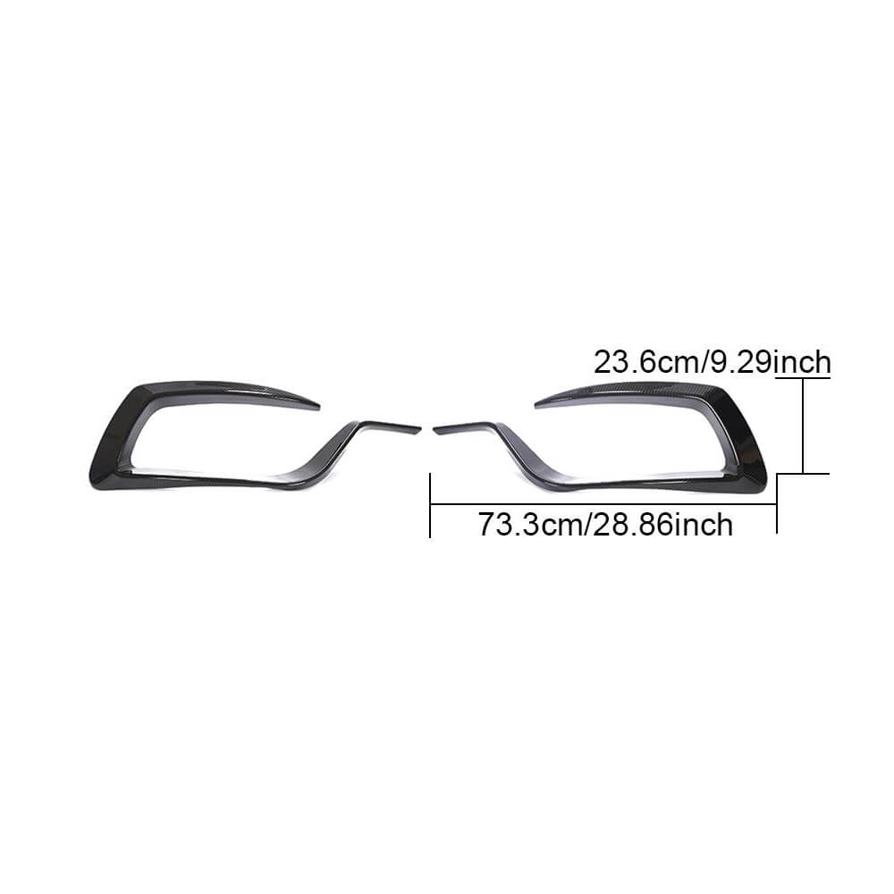 Fog Light Covers V2 (2020+, Dry Carbon) for Mercedes Vito/V-class W447 2014- - image 5