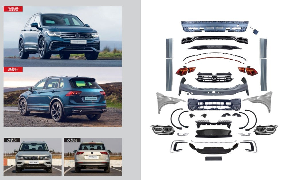 R-Line Facelift Kit 2021+ for Volkswagen Tiguan 2016-2023 - image 1
