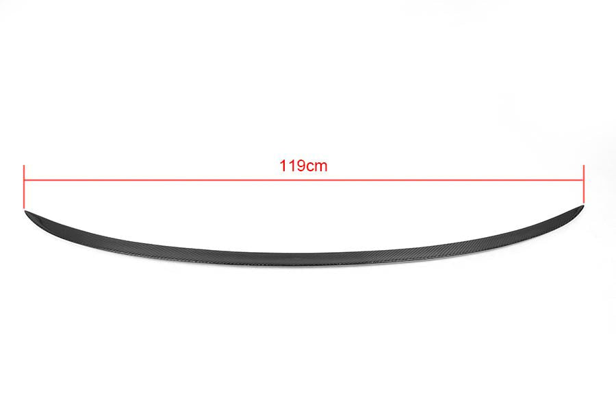 Rear Trunk Spoiler Carbon Fiber V2 (Convertible) for BMW 3 series E-90/91/92/93 2005-2011 - image 6
