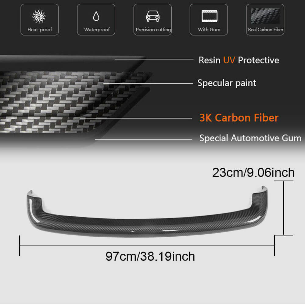 Spoiler (Carbon) for Audi TT 1998-2006 - image 6