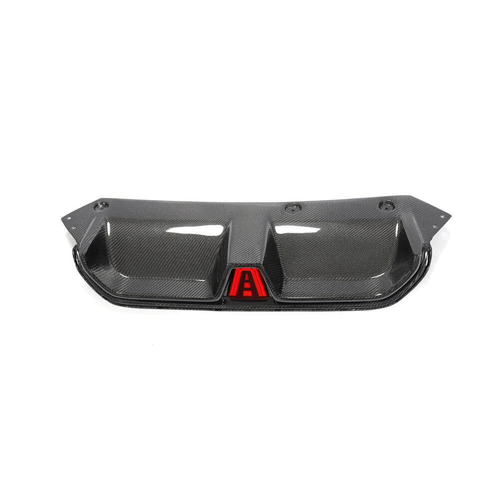 Rear Bumper Diffuser Carbon Fiber V2 (2017-2020, F90) for BMW 5 Series G30/31 2017-2023 - image 6