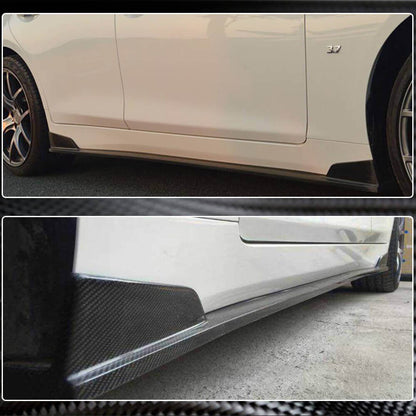 Side Skirts V1 (for Q50, Carbon) for Infiniti Q50/Q60 2013-2024 - image 6