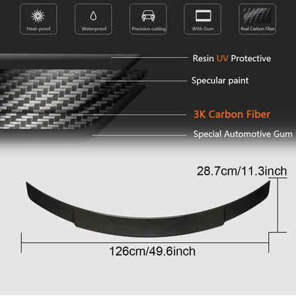 Spoiler V6 (Carbon) for Mercedes E-class coupe C238 2016-2024 - image 6