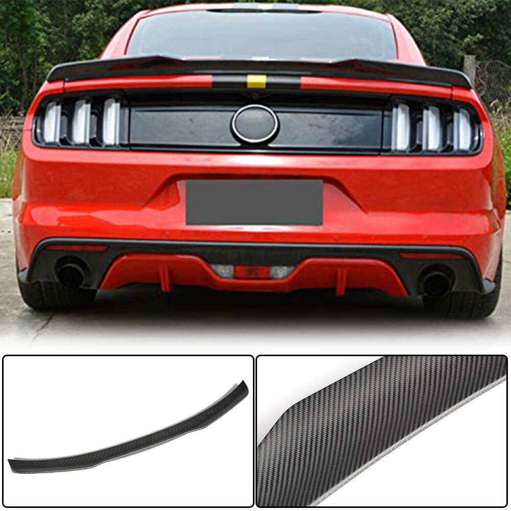 Spoiler V4 (Carbon) for Ford Mustang 2015-2023 - image 6