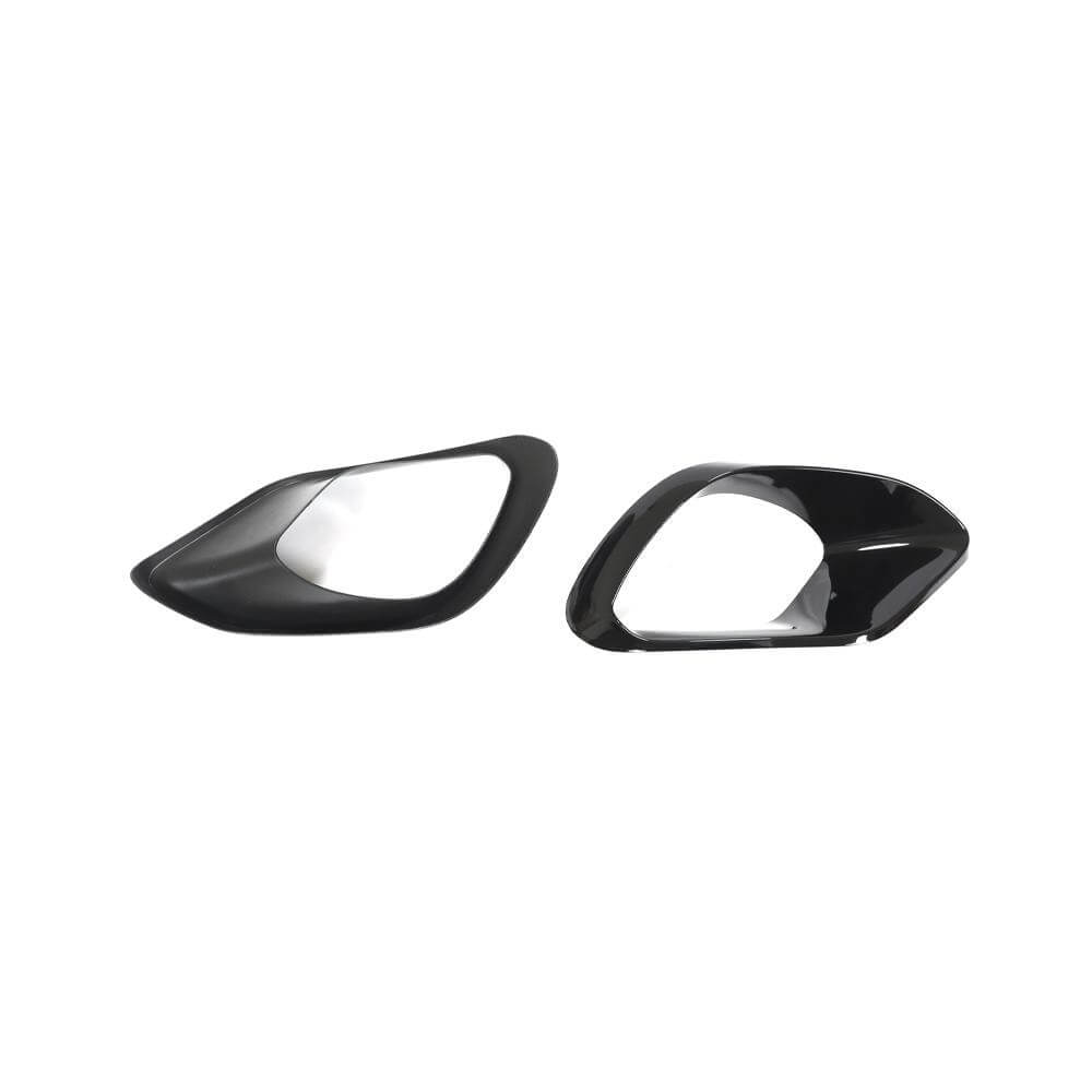 Front bumper extensions (for CLA45 AMG 2019-2022, ABS) for Mercedes CLA C118 2019- - image 6