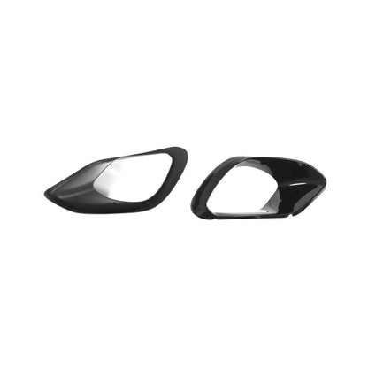 Front bumper extensions (for CLA45 AMG 2019-2022, ABS) for Mercedes CLA C118 2019- - image 6