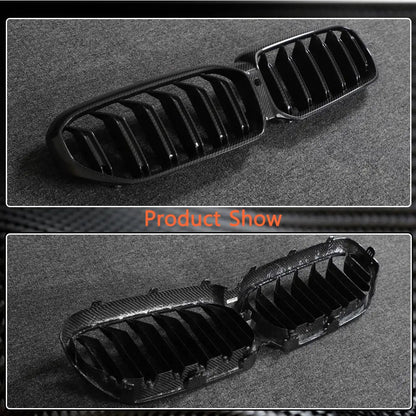 M-Look V1 Grilles (2021-2023, Dry Carbon) for BMW 5 Series G30/G31 2017-2023 - image 6