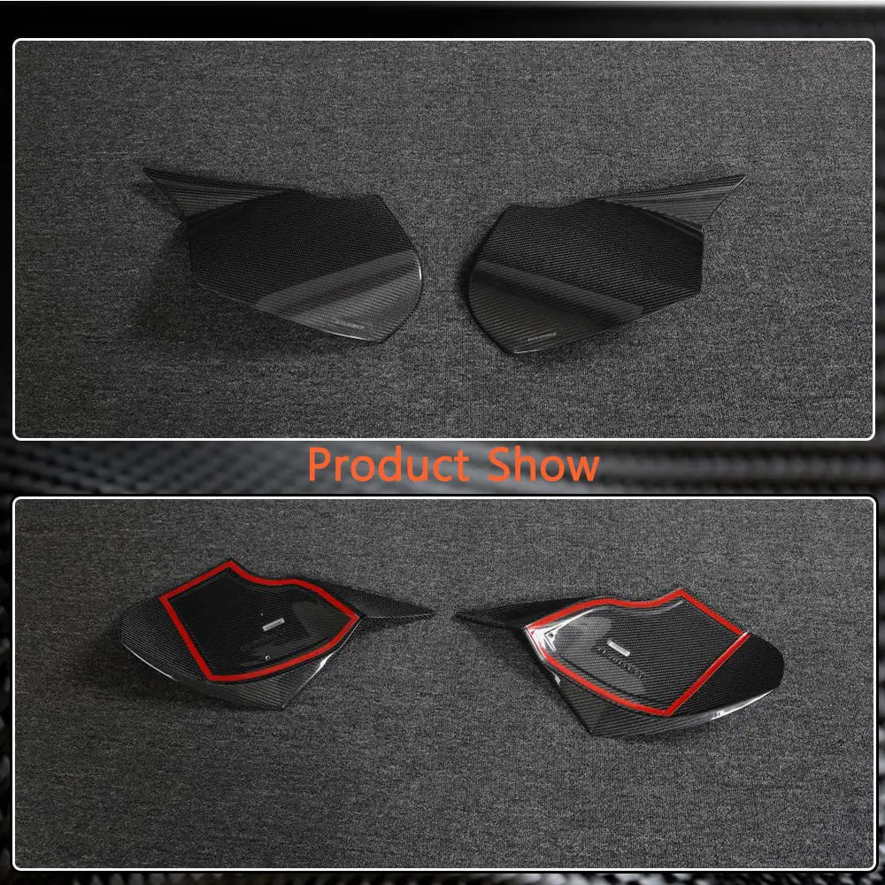Spoiler covers (2021-2024, Carbon) for Zeekr 001 - image 6