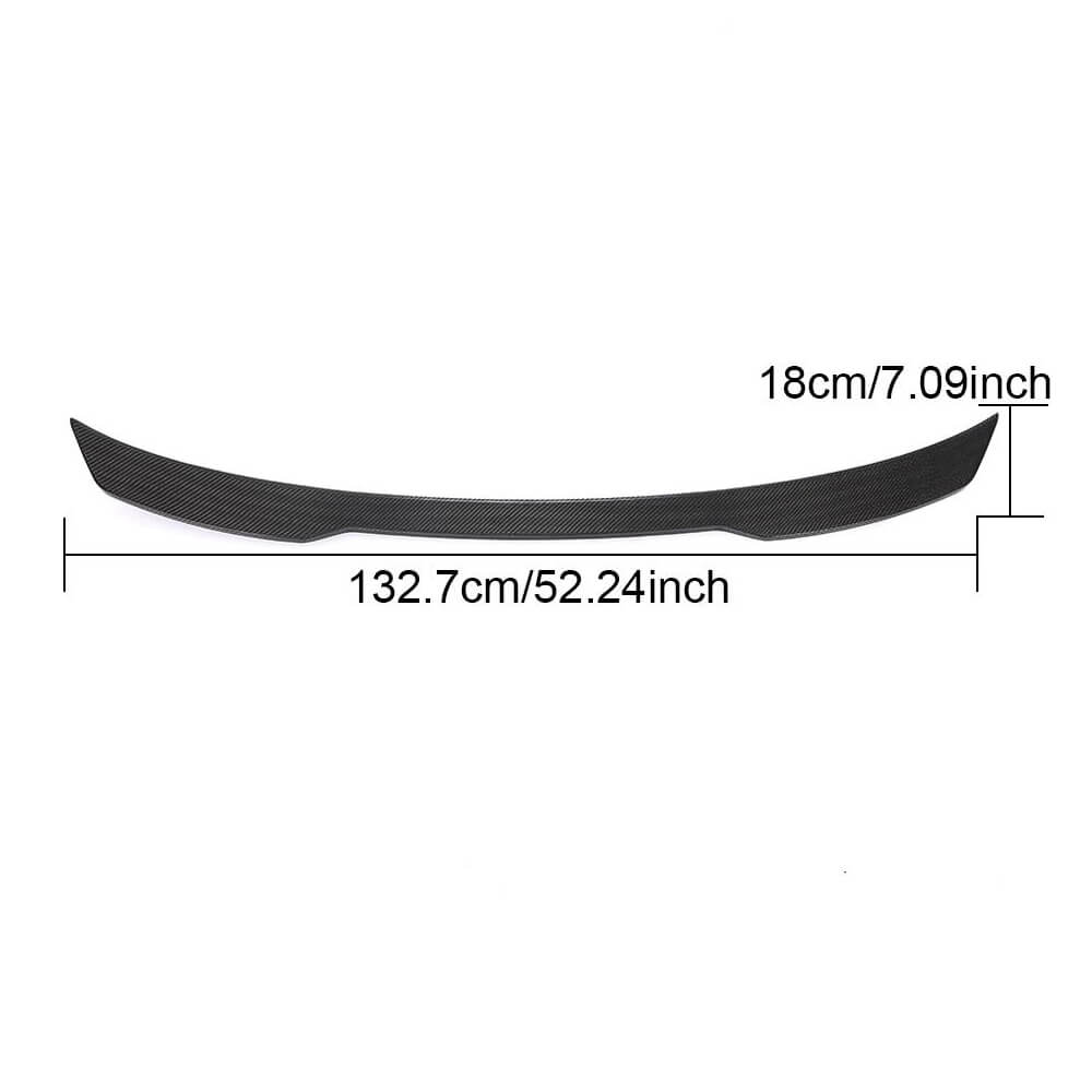 Rear Trunk Spoiler Carbon Fiber V5 for BMW 7 series G11/G12 - image 6