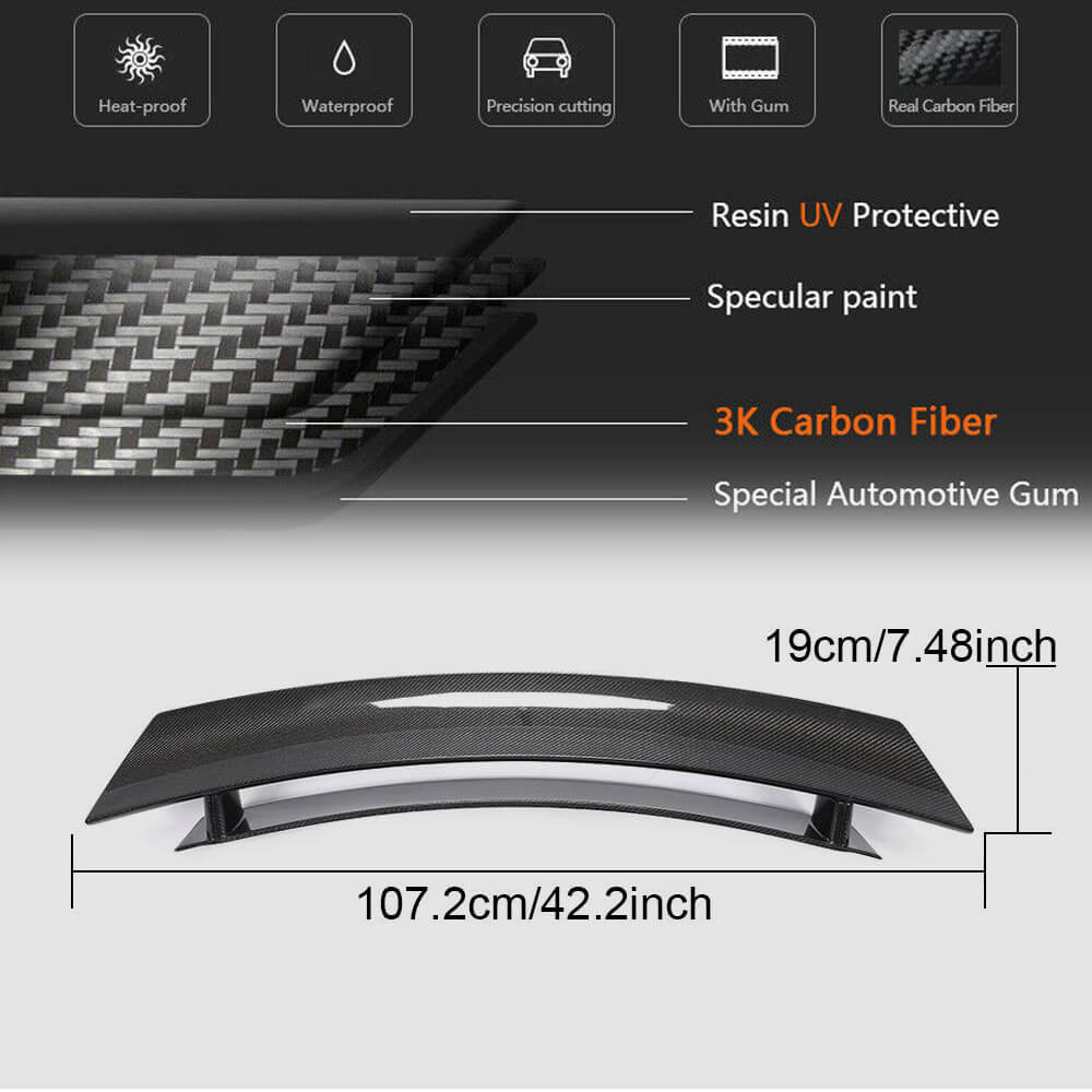 Spoiler (for Cayman, Carbon) for Porsche Boxster/Cayman 987 2004-2011 - image 6