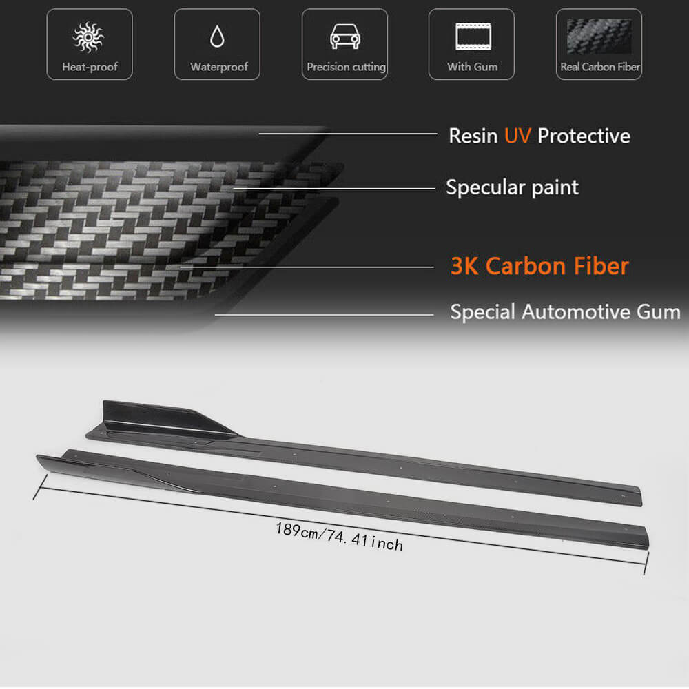 Side sills (2011-2013, Carbon) for Ferrari 458 Italia - image 6