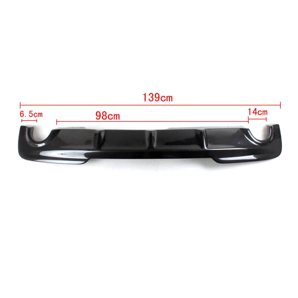 Rear Bumper Diffuser Carbon Fiber V7 (M-Sport) for BMW 5 series F-10/11/07 2010-2016 - image 6