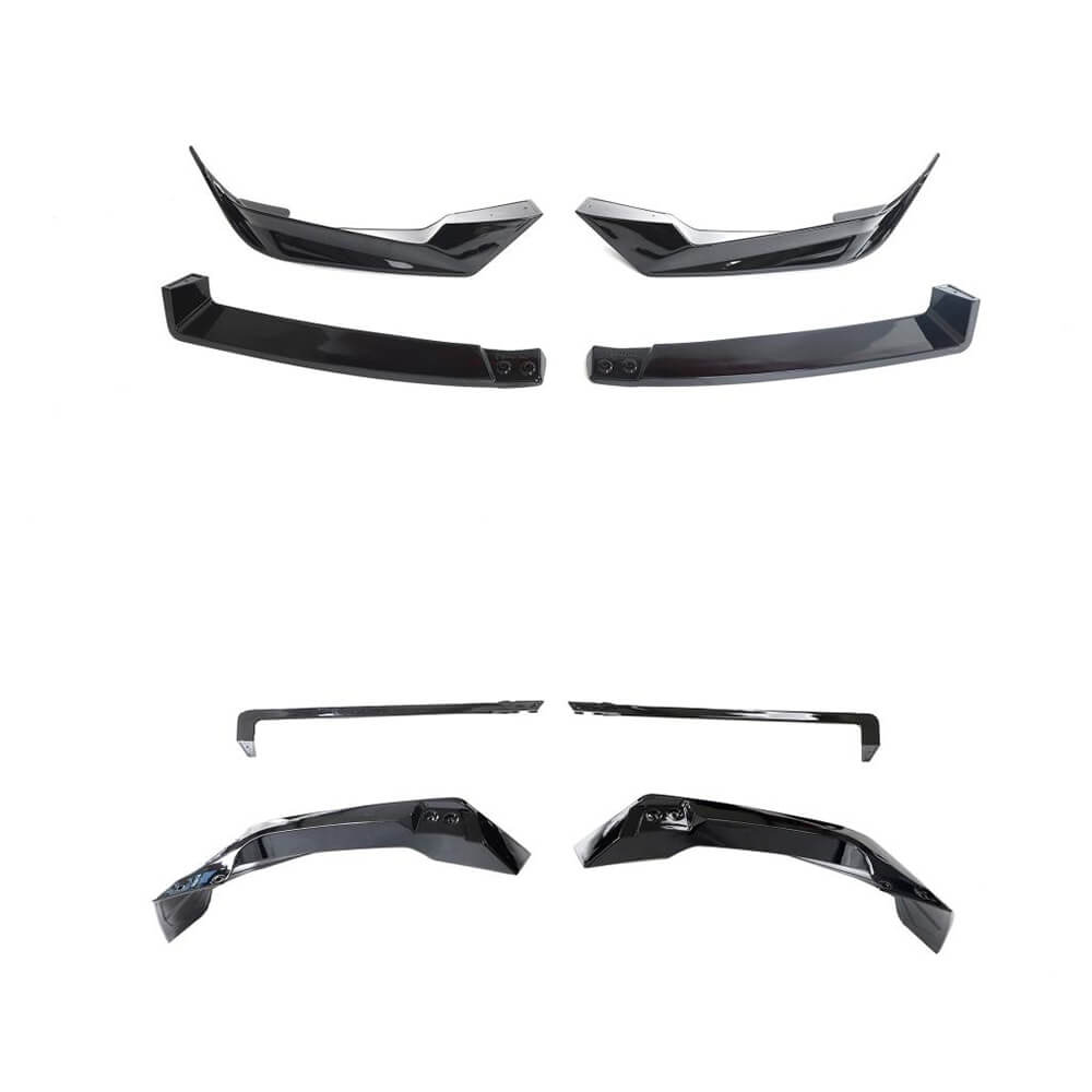 Front Lip Spoiler Paradigm V-5 (2023-, Gloss Black) for BMW X5 G05 2019- - image 6
